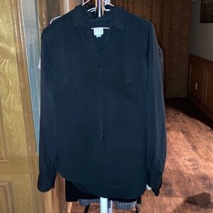 Black Button-Up Shirt